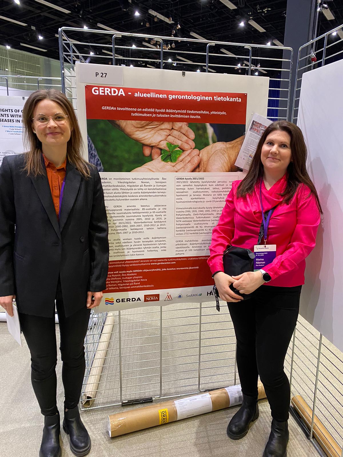 GERDA was presented at the Gerontologia congress in Finland